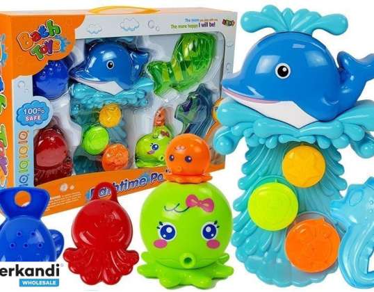 Badesett Delfin Sjødyr Plast Foss