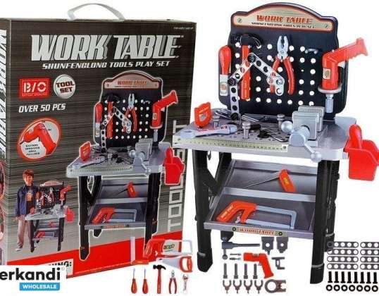 Hohes Werkstattwerkzeug-Set Akku-Bohrmaschine 75 cm