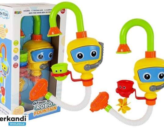 Colorful Robot Diving Bath Waterfall Cups