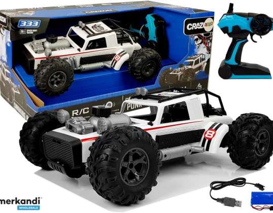 Auto Buggy Fernbedienung 1/12 2.4G Weiß 20km/h Dampf
