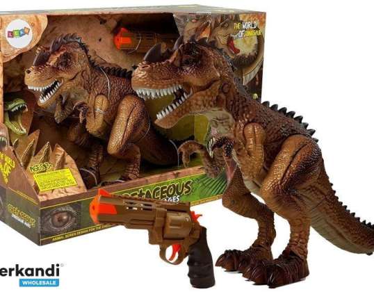 Beweglicher Dinosaurier Tyrannosaurus Wasserdampfpistole Sound Light