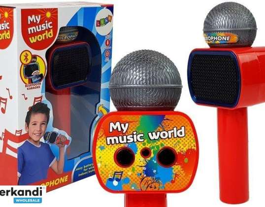 Kindermikrofon Wireless Karaoke Bluetooth Lautsprecher Rot