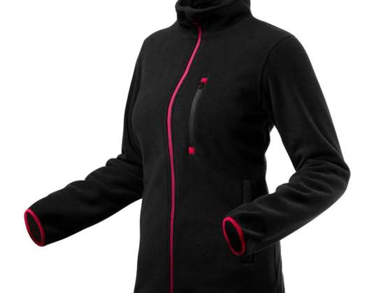 Damen-Fleecejacke schwarz Größe XXL