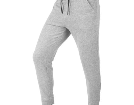 COMFORT-housut harmaa melange koko M