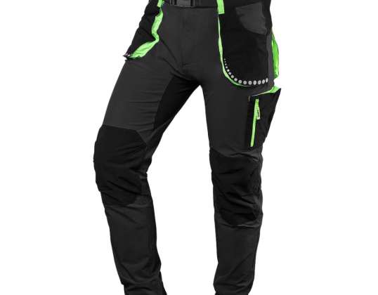 Pantalones de trabajo PREMIUM 4 way stretch negros talla XS
