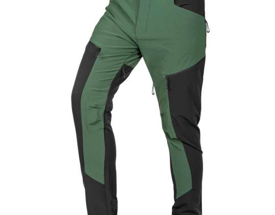Arbeidsbukse OUTDOOR 4-veis stretch grønn grå str. XXXL