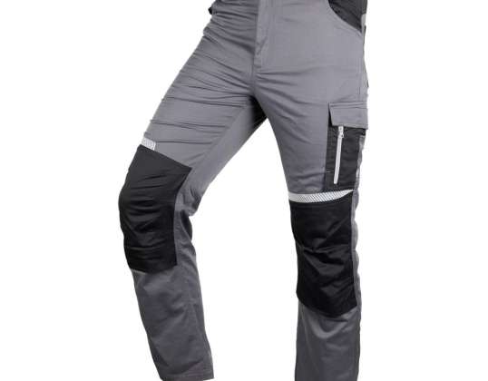 Mix&Match Arbeitshose. grau schwarz. Größe S