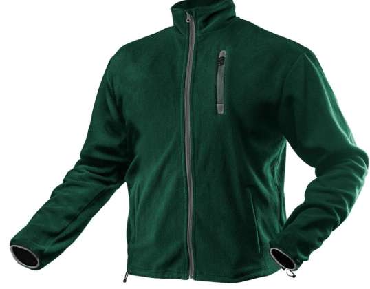 Grüne Fleecejacke Größe XXL