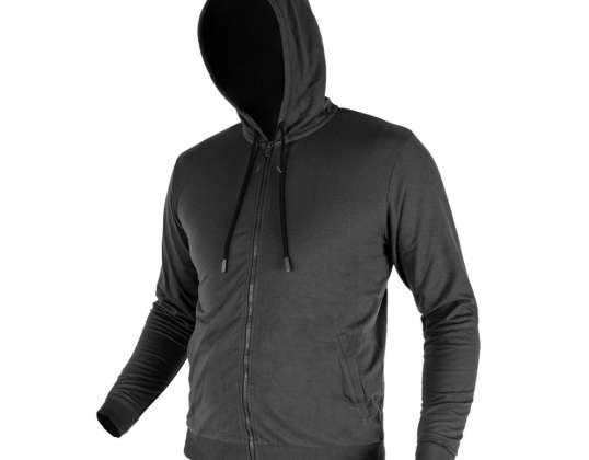 Moletom cinza com capuz COMFORT tamanho M
