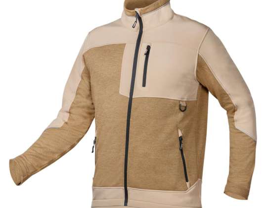 Softshell genser OUTDOOR beige størrelse XL