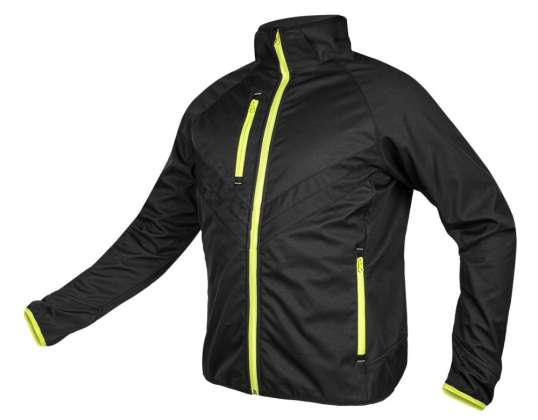 Kurtka Mix&amp;Match Softshell. zwart geel. maat S