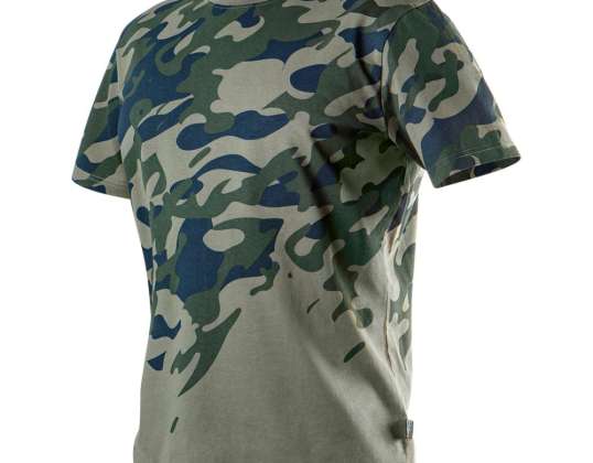 Work T-shirt with CAMO print, size S