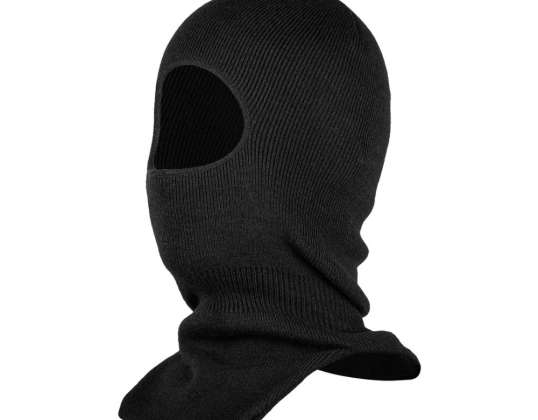 Svart isolert balaclava one size