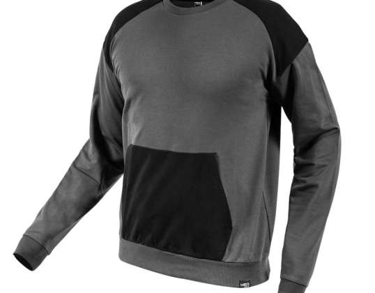 Sweatshirt COMFORT cinza preto tamanho XXL