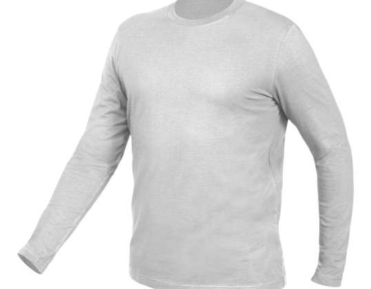 T-shirt a maniche lunghe. grigia. taglia XL
