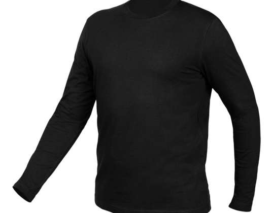 Langarmshirt. schwarz. Größe L