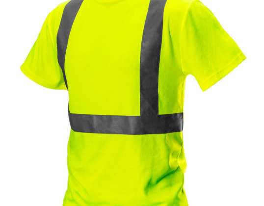 Camiseta de advertencia amarilla tamaño XXL