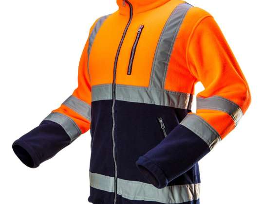 Sudadera polar de advertencia naranja tamaño XL