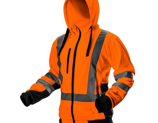 Sudadera de trabajo de advertencia naranja talla S