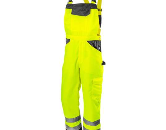 Work Overalls Warning Yellow Size S