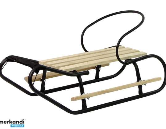 Metal Backrest Sled Strap Black