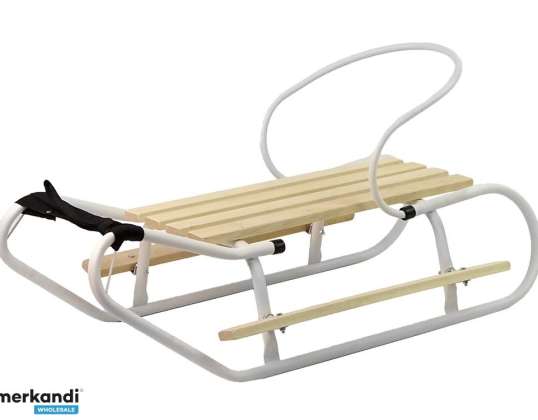 Metal Backrest Sled Strap White