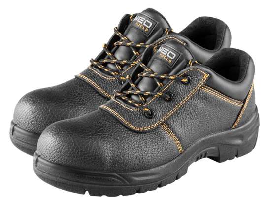 Sapatos de couro S1 SRC. biqueira de aço. tamanho 40