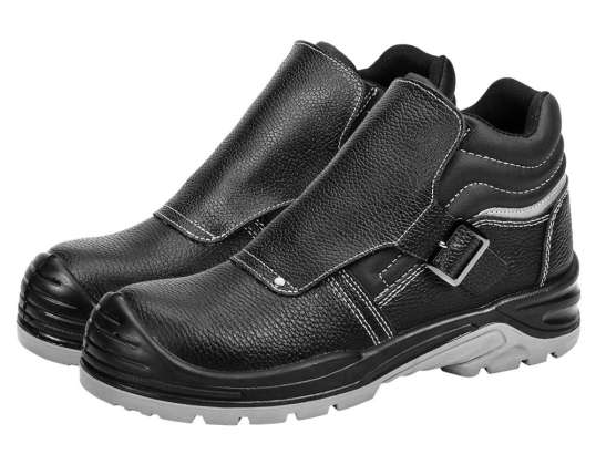 Botas de soldador S3 HRO, de cuero, tamaño 44