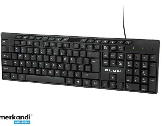 84 226# Blow kp 122 USB Tastatur schwarz