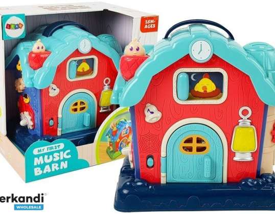 Muzikaal, Schuur, Dieren, Boerderij, Geluiden, Muziek, Roze