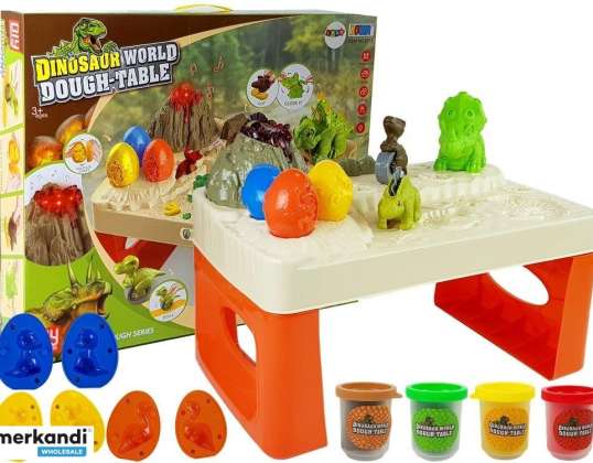 Masa Play-Doh Dinozor Yumurtaları Parlayan Lavalı Volkan Kalıbı 4 Renk