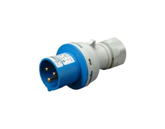 Power Plug 32A/3P. 230VAC. IP44