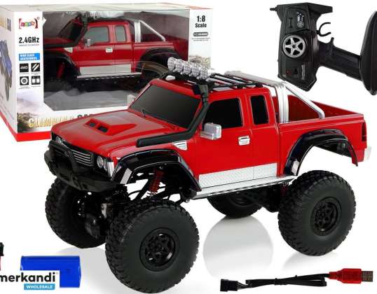 Auto Off Road R/C 2.4G Klimmende Auto 1/8 Rood 4x4