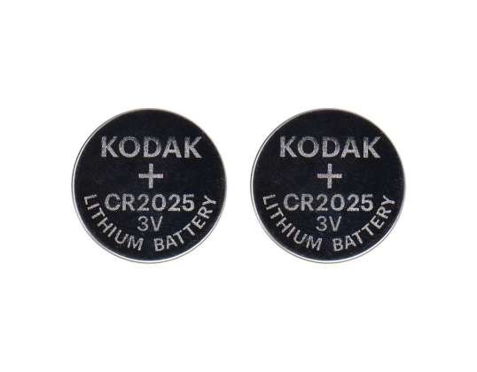 Batería Kodak Max Lithium CR2025. 2 unidades.