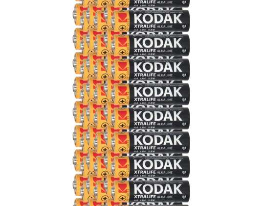 Baterie Kodak XTRALIFE Alkaline AA LR6. 60 szt.