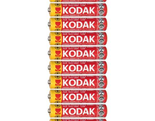 Kodak ZINC Super Heavy Duty AAA LR03 Batterien. 10 Stk.