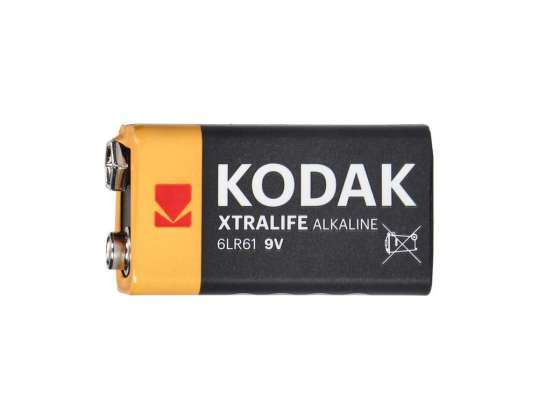 Batterie Kodak XTRALIFE Alcaline K9V LR9, 1 pièce.