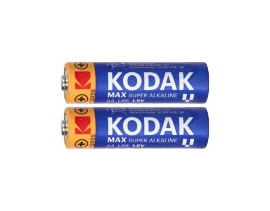 Μπαταρίες Kodak MAX Αλκαλικές AA LR6, 2 τεμ.