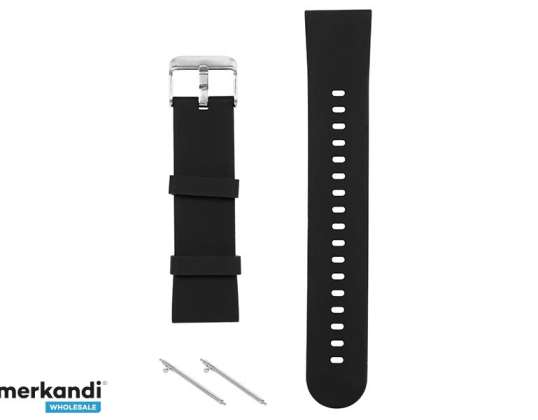 89 102# Samartwatch puhallushihna x18 x19 x21 musta silikoni