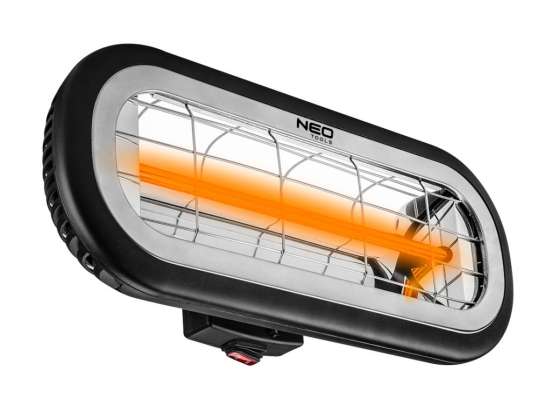 Radiador 2000W IP65 elemento calefactor low glare lámpara ámbar