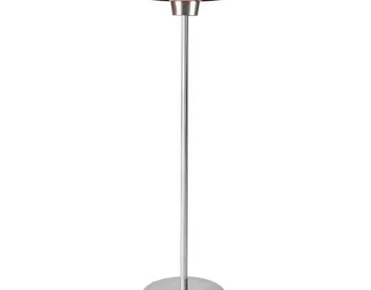 Staande heater 1000W/2000W aluminium IP34 halogeenlamp