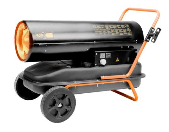 Ölheizung 30kW. Tank 38l. Rollen