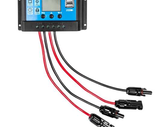 Controllore del pannello solare 10A. 12/24V