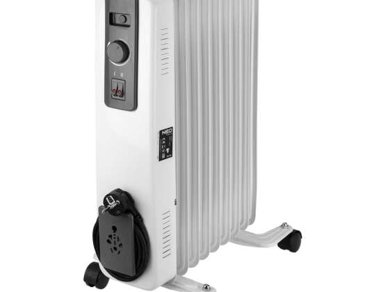 Ölradiator 2000W 9 Rippen