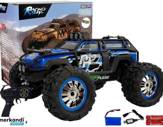 RC Rally Car Blue 2.4G 1:18 35km/h sebességszabályozás