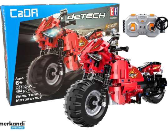 CADA Building Blocks Set Remote Controlled Motorcycle 2.4G 484 pieces