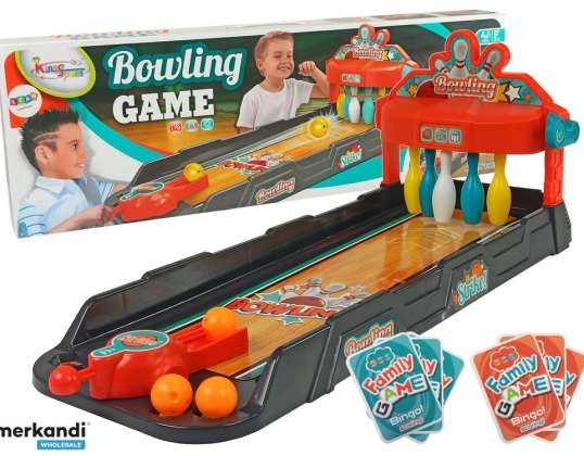 Ügyességi játék Mini Bowling Launcher pályakártyák