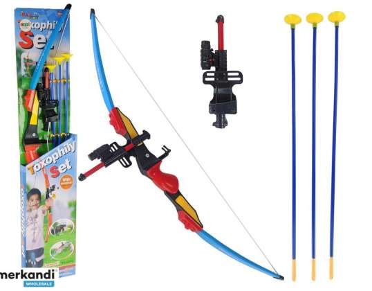 Lukostřelecký set Luk na tři šípy Zaměřovač 98 cm
