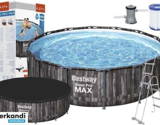 Basen Ogrodowy Stelażowy 427 x 107 cm Bestway 5614Z