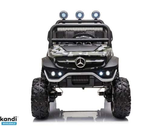 Автомобіль з камуфляжною батареєю Unimog S пофарбований